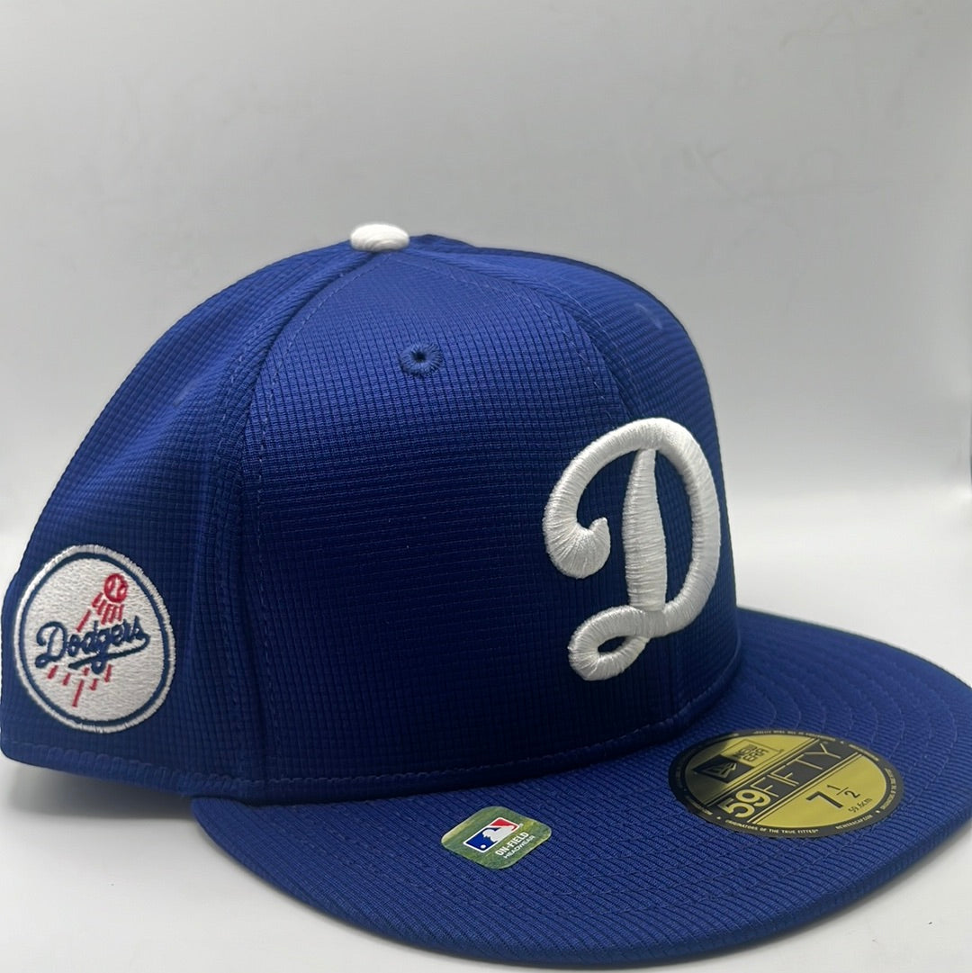 Los Angeles Dodgers MLB 2024 Batting  Practice New Era 59Fifty Royal Blue Fitted Hat