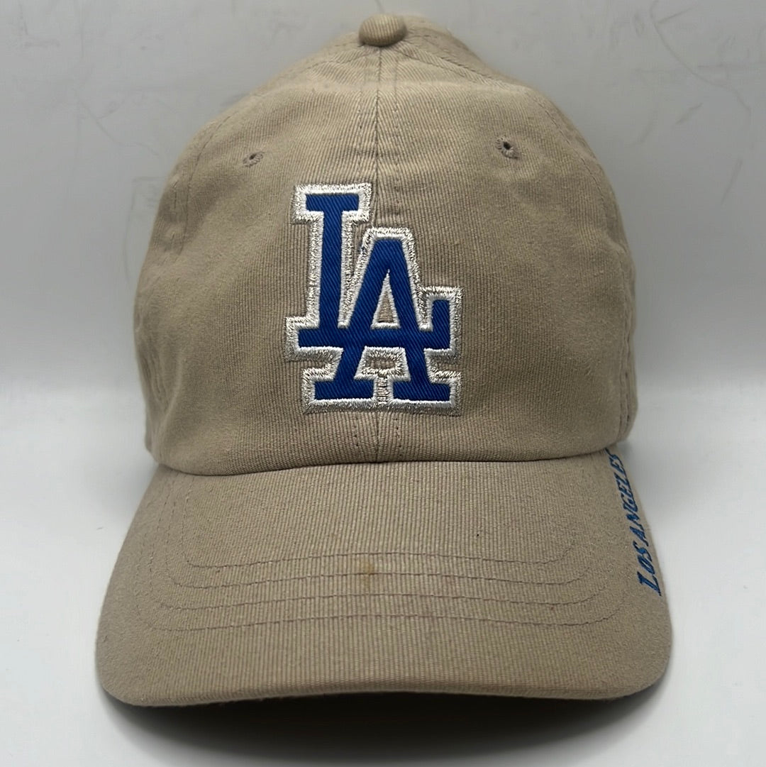 Vintage Los Angeles Dodgers MLB Puma Genuine Merchandise Khaki Adjustable Hat