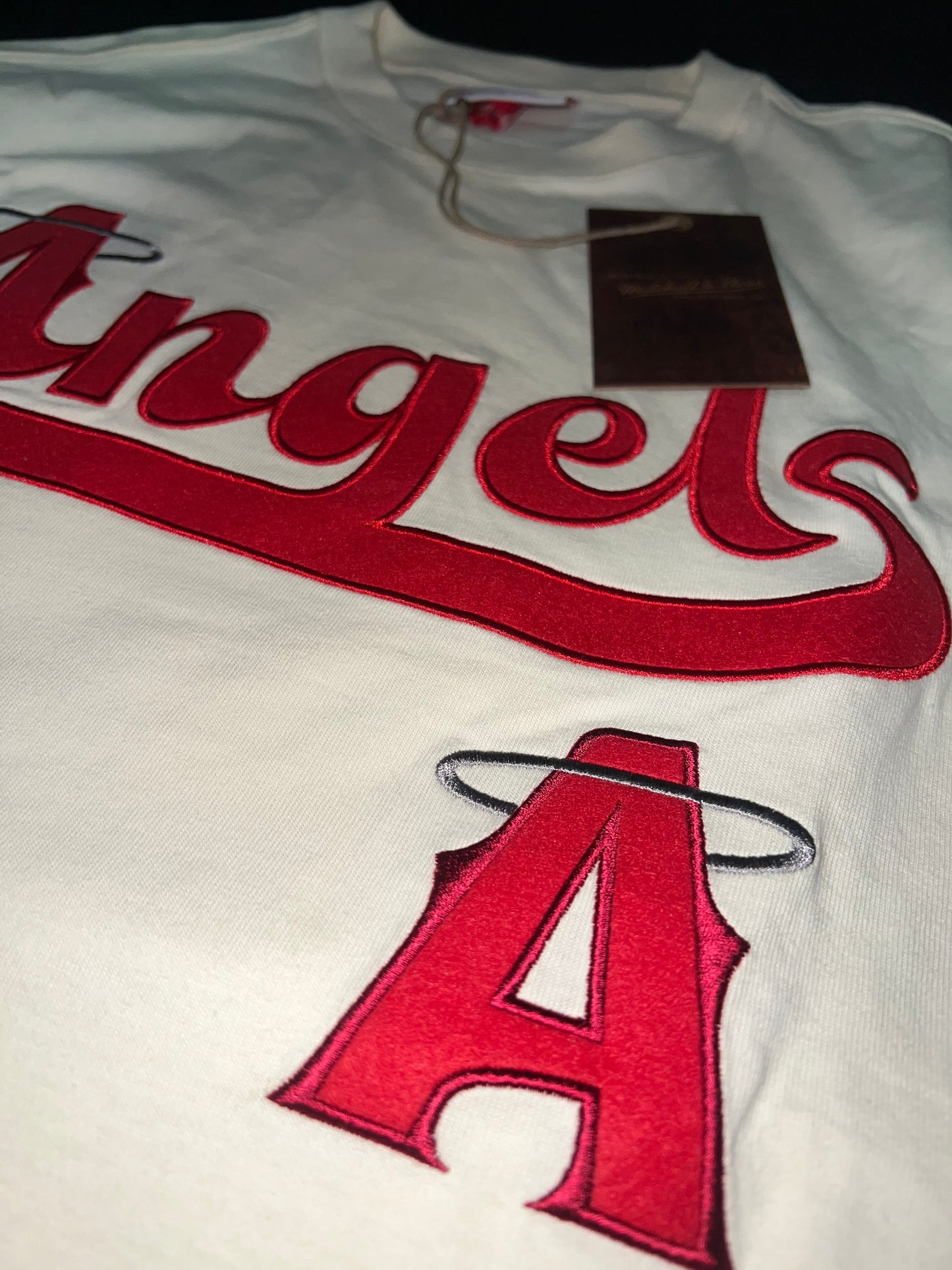 Los Angeles Angeles MLB Mitchell & Ness Genuine Merchandise City Connect Premium SS Tee