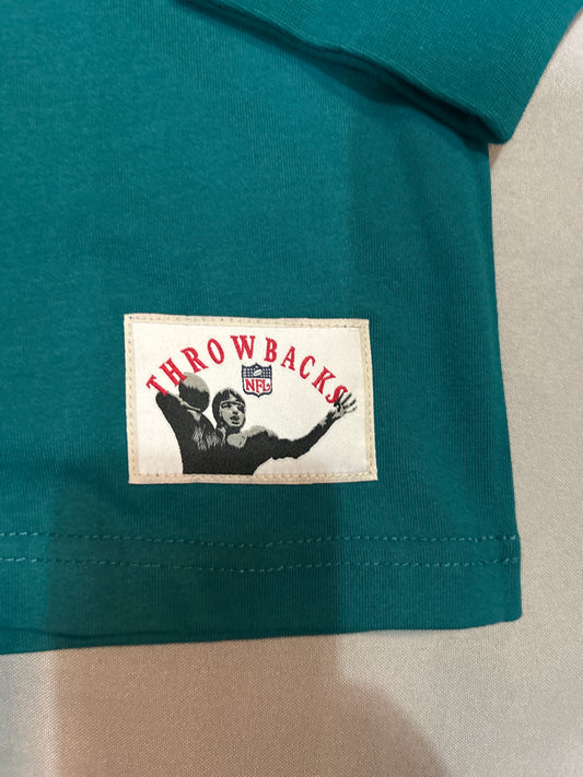 Philadelphia Dolphins NFL Mitchell & Ness Throwbacks All Over LS Mens Vintage Tee