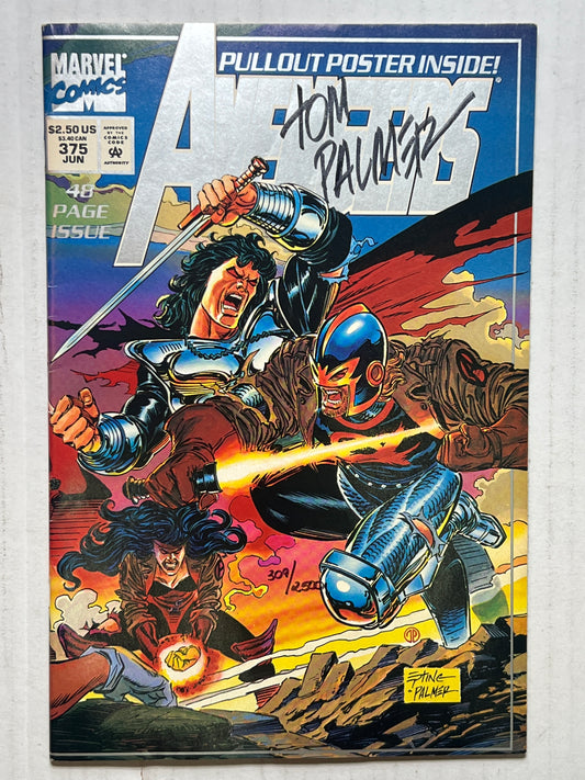 Avengers by Marvel Comics Group #375 Jun 1994 Autograph and with Certificate of Authenticity