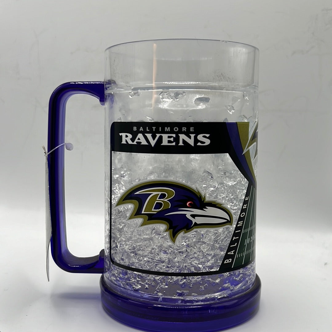 Baltimore Ravens NFL Crystal Freezer Mug