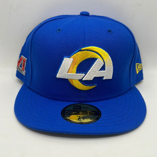 Los Angeles Rams NFL New Era 59Fifty LVI Super Bowl Fitted Hat