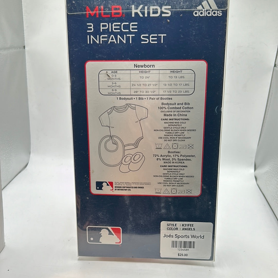 Los Angeles Angels MLB Kids 3PC Infant Set