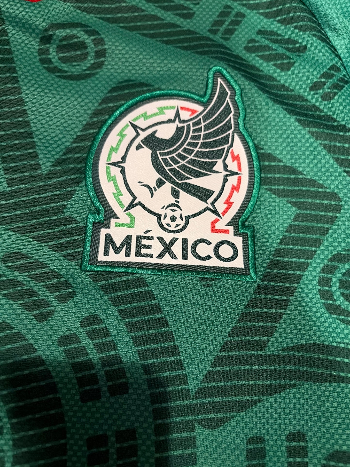Mexico Soccer Adidas World Cup 2026 PP Home Replica Authentic Men Jersey