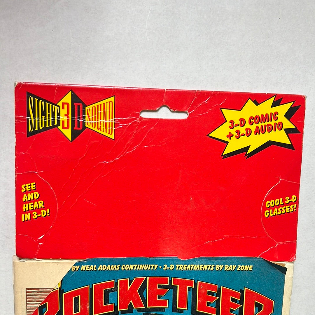 Rocketeer 3-D Comic with 30 min Cassette and 3-D Glasses Disney Audio Entertainment Comic Book