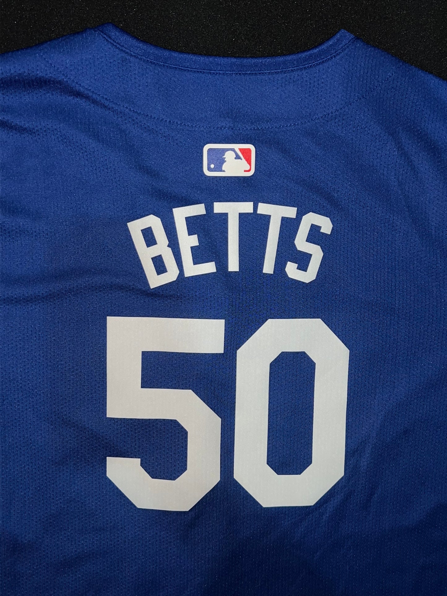 Los Angeles Dodgers MLB Nike Genuine Merchandise #50 Betts Women’s Royal Blue Jersey