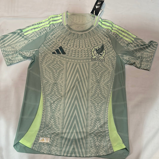 Adidas Mexico National Soccer Team 2024-2025 Home Blank Authentic Men Jersey