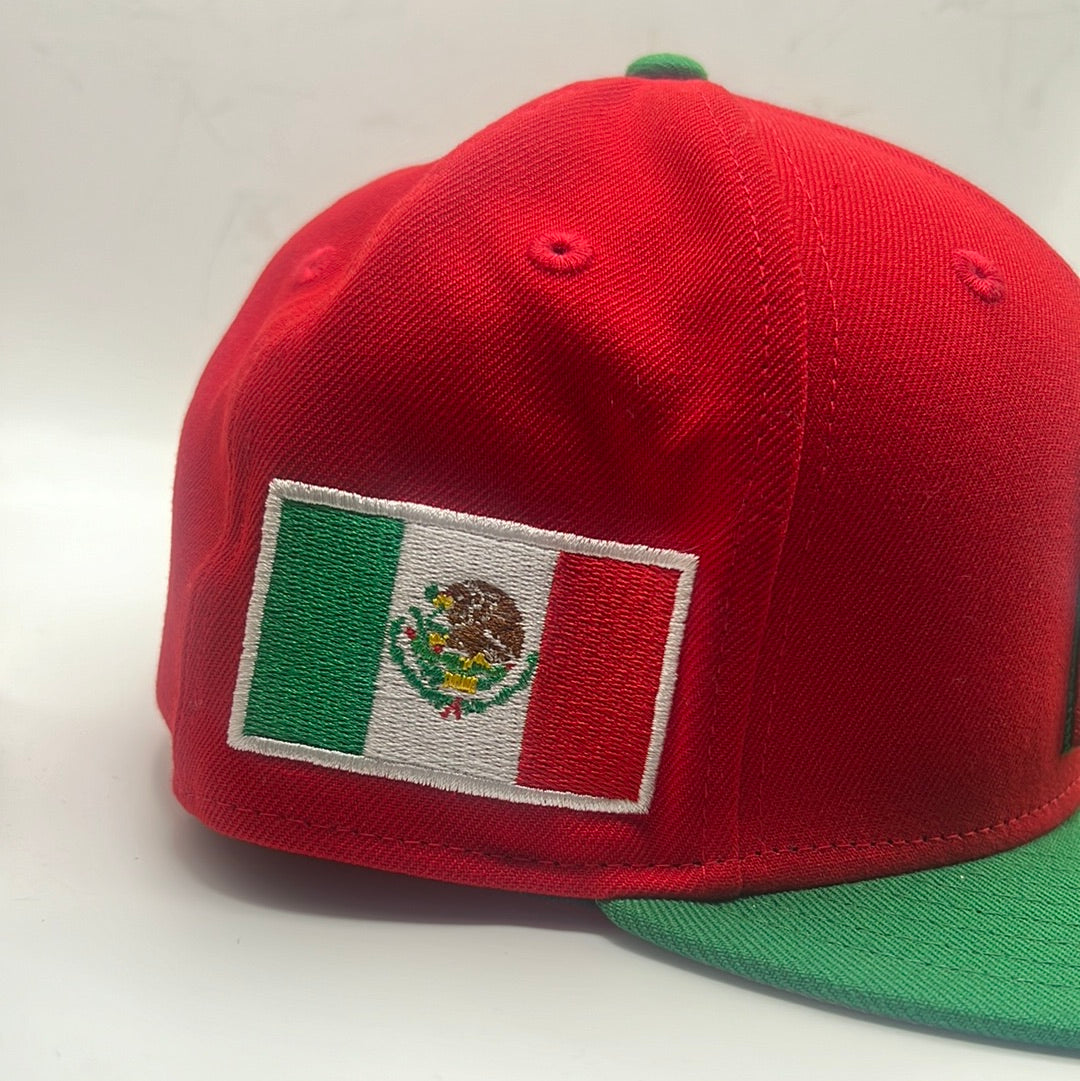 Mexico World Baseball Classic with Mexican Flag Side Patch New Era 59Fifty Fitted Hat