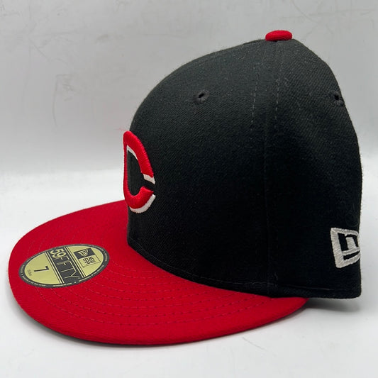 Cincinnati Reds MLB New Era 59Fifty Classic Black/Red Fitted Hat