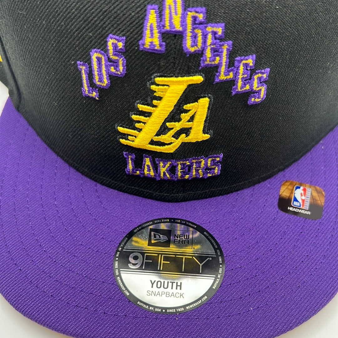 Los Angeles Lakers NBA New Era 9Fifty LAL Youth Snapback