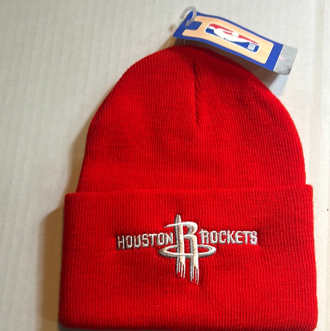 Vintage Houston Rockets NBA Adidas Knit Cuffed Beanie