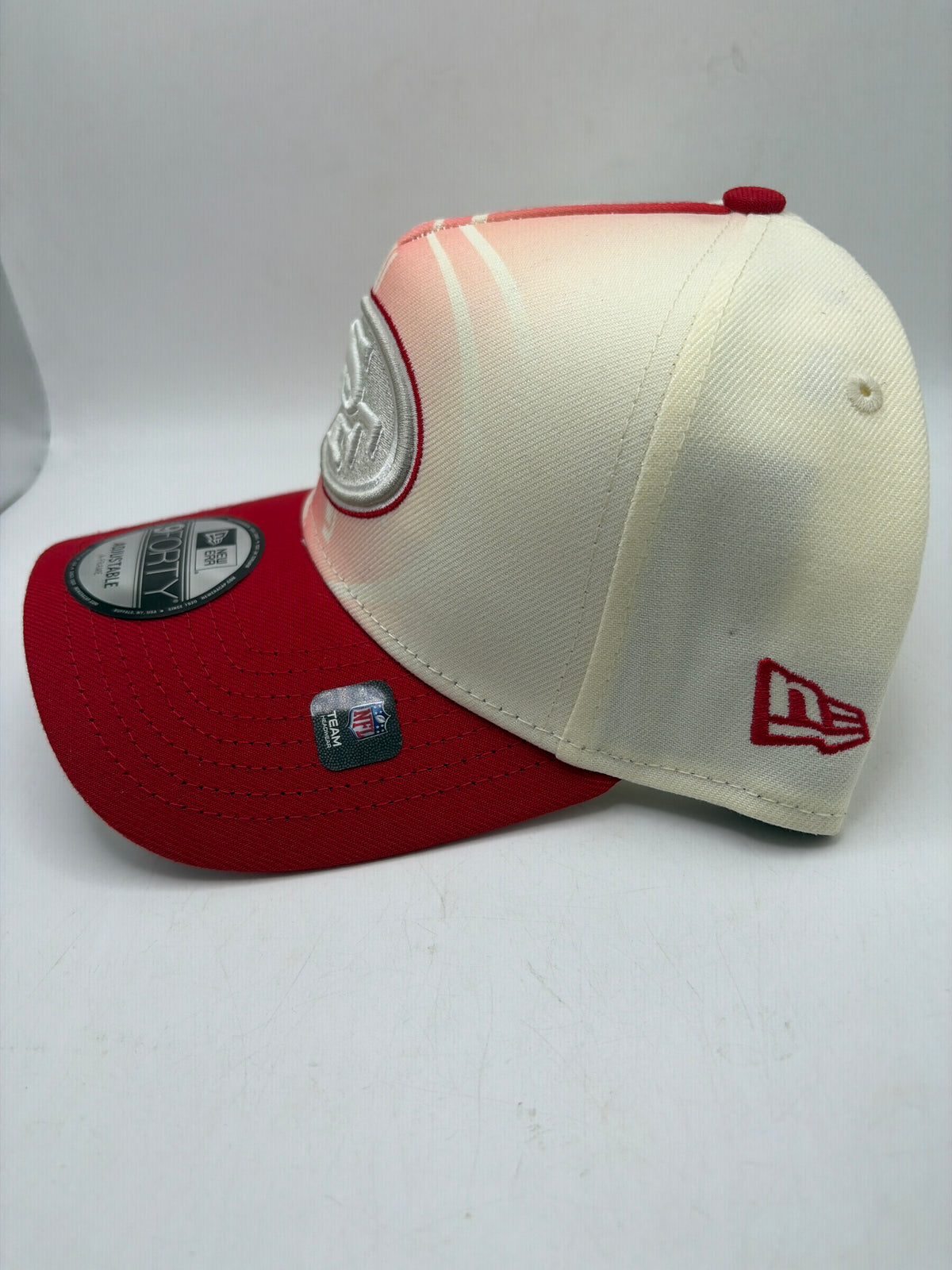 San Francisco 49ers NFL New Era Chrome Fade 9Forty A-Frame Adjustable Hat