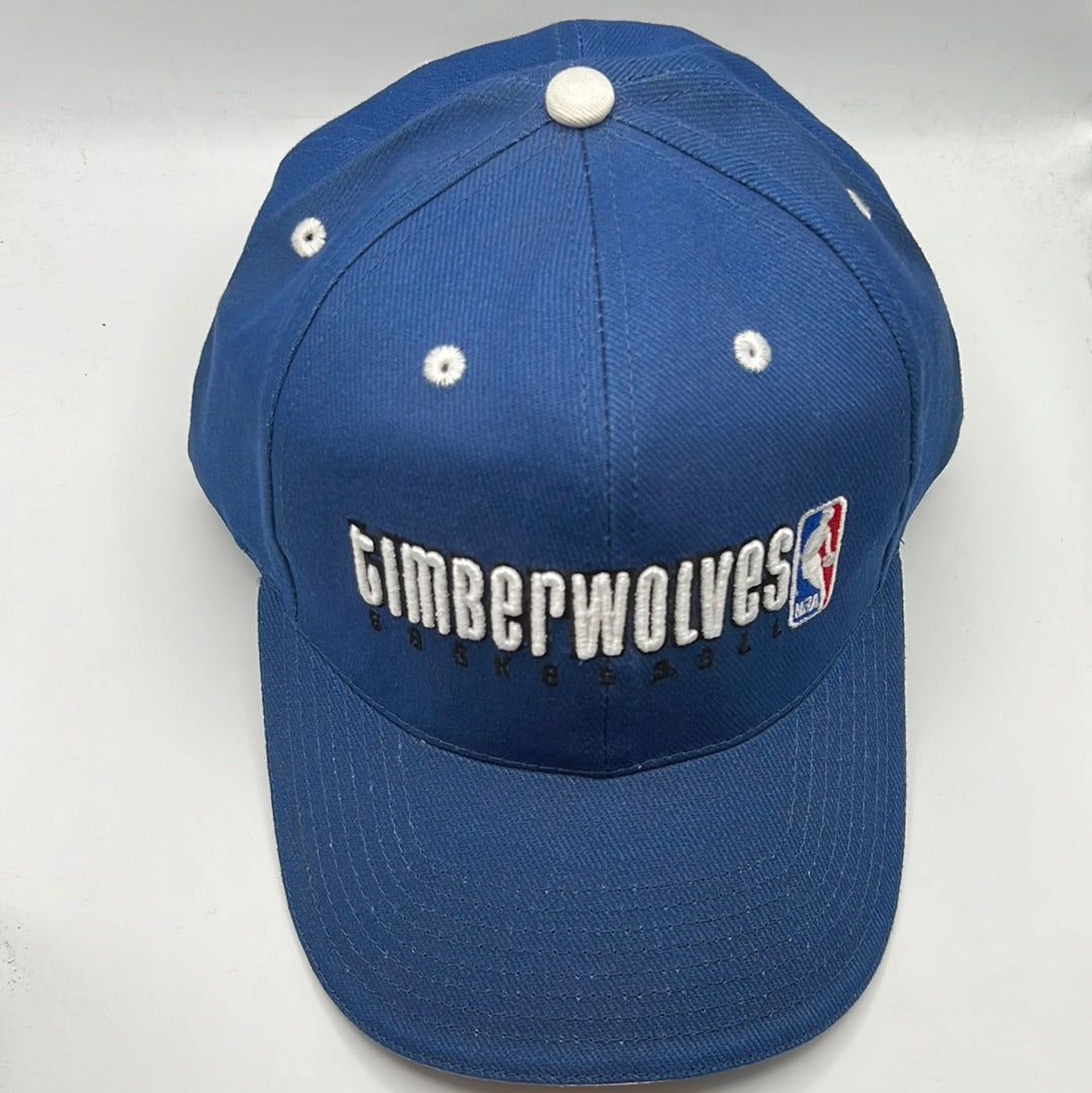 Vintage Minnesota Timberwolves NBA Elevation Strapback Hat