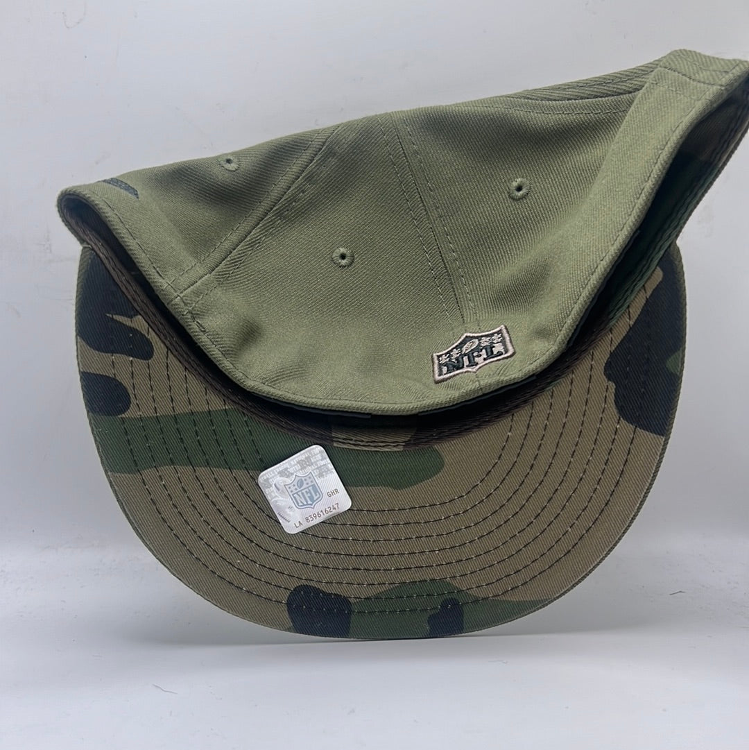 Las Vegas Raiders 59Fifty New Era Side Patch and Camouflage Visor Fitted Hat