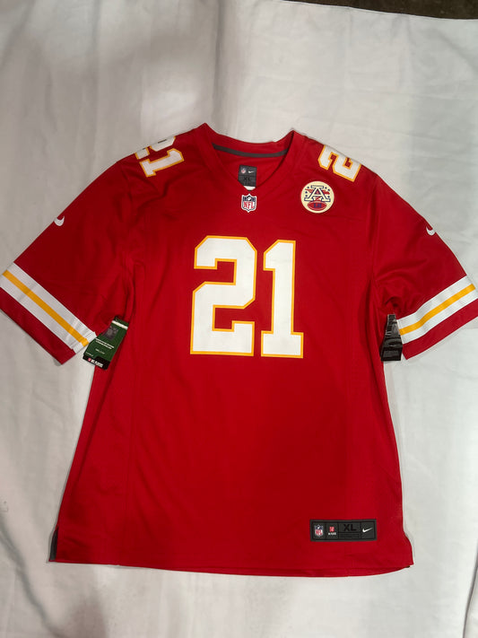 Kansas City Chiefs NFL Nike On Field #21 Edwards Men Jersey