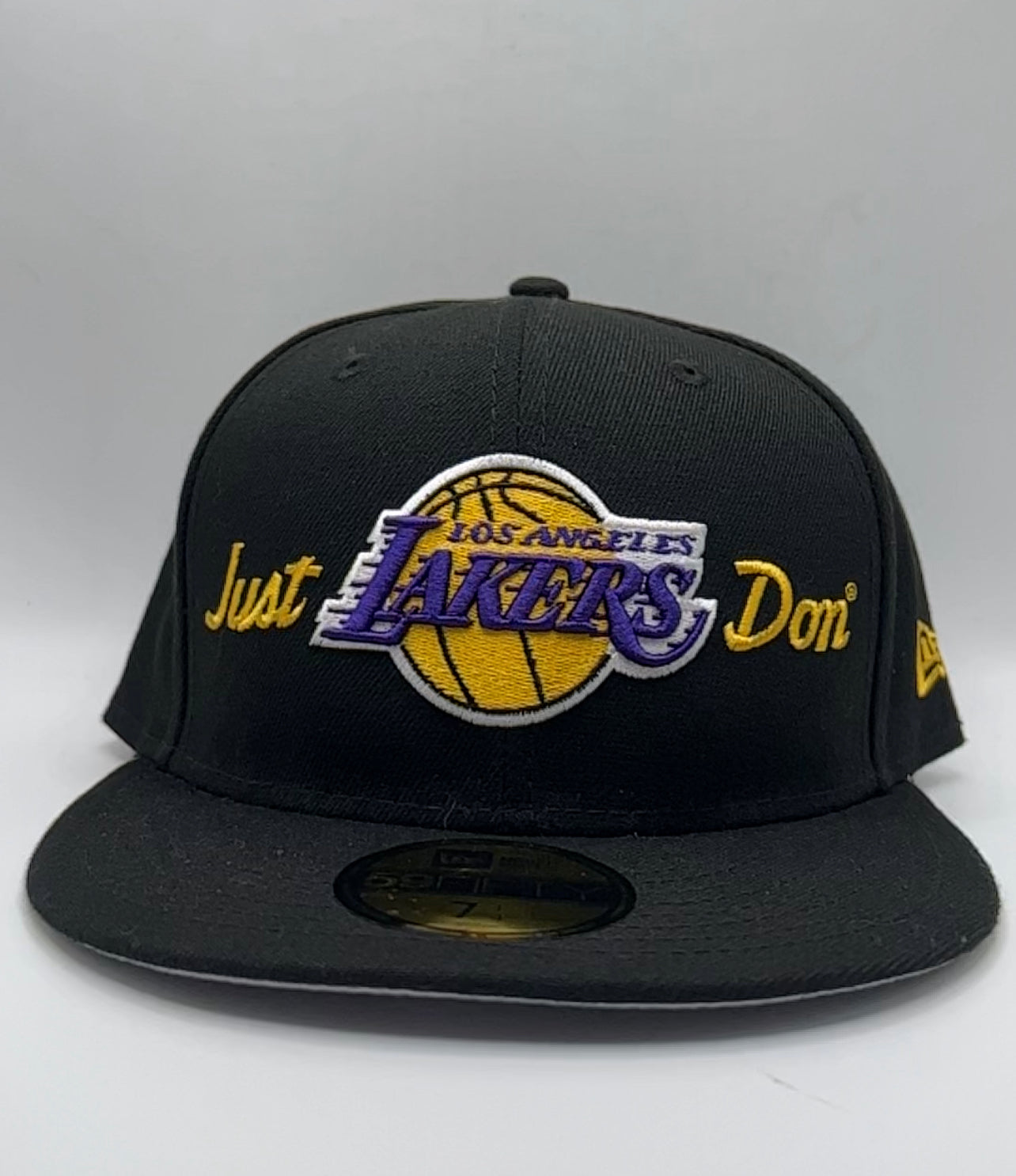 Los Angeles Lakers NBA Just Don New Era 59Fifty Black Fitted Hat