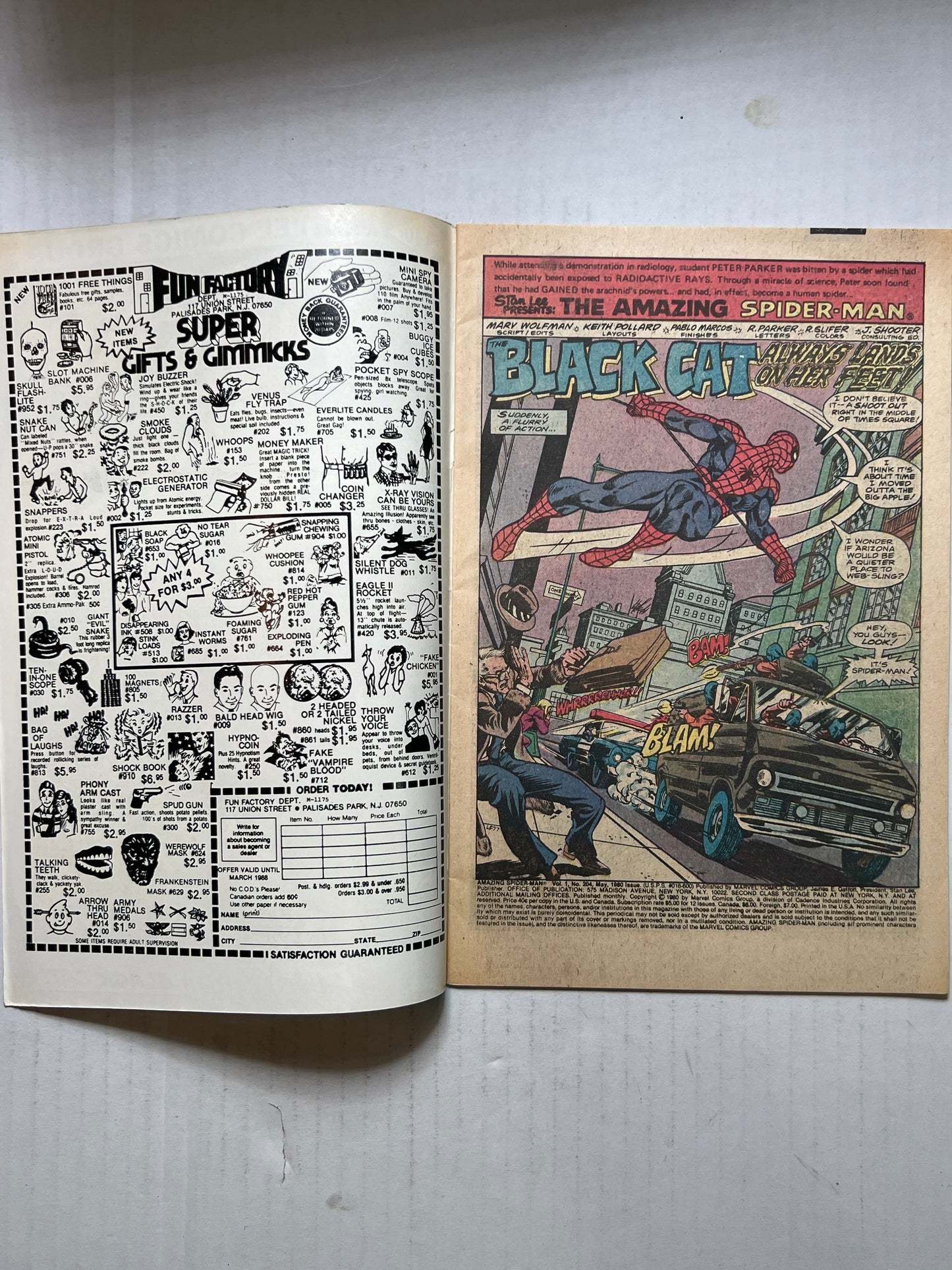 The Amazing Spider-Man By Marvel Comics Group #204 May 1980 Comic Book