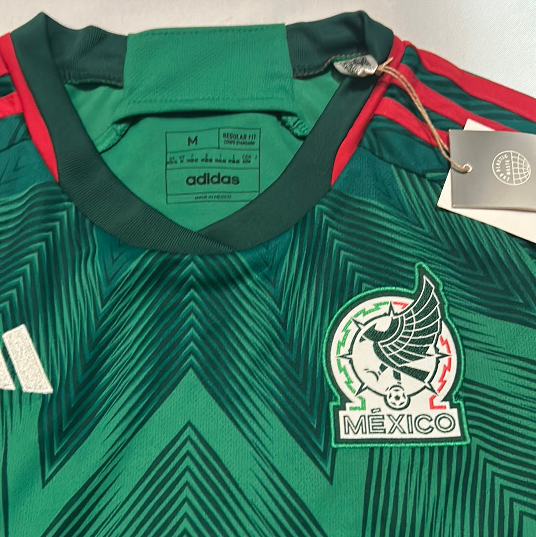 Mexico Adidas Authentic Replica Home Jersey for Women