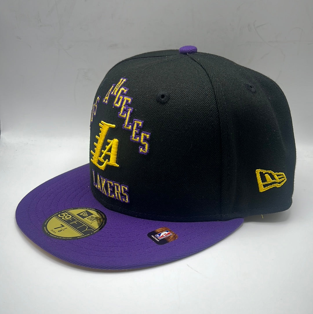 Los Angeles Lakers NBA New Era 59Fifty LAL Fitted Hat