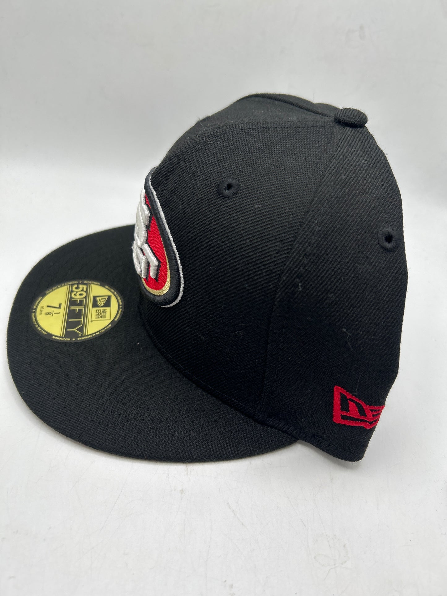 San Francisco 49er NFL 59Fifty Fitted Black Hat
