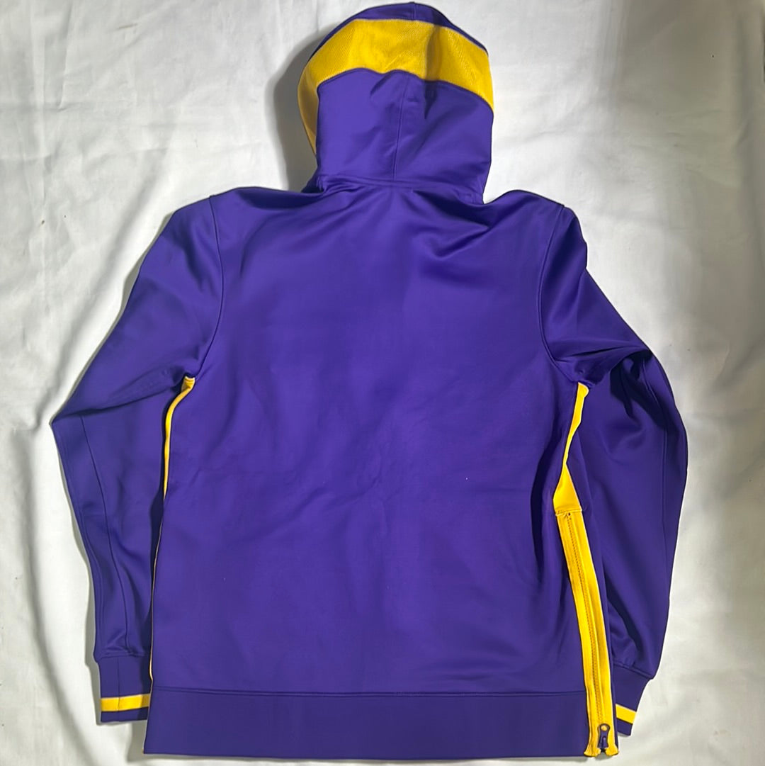 Los Angeles Lakers NBA Nike Authentic Showtime Zip-Up Hoodie