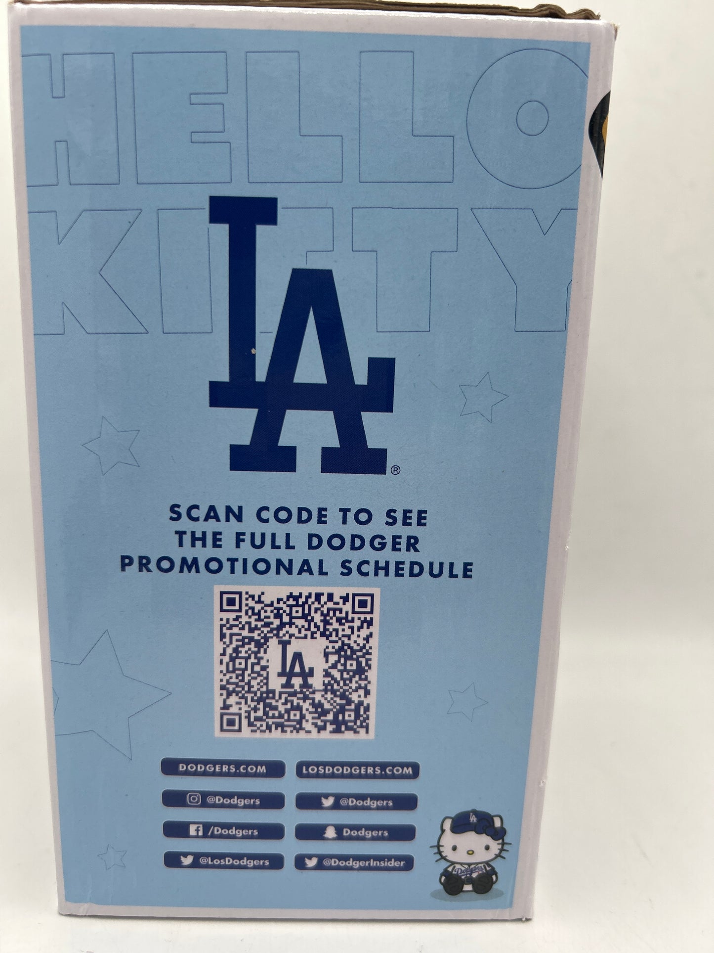 Los Angeles Dodgers Hello Kitty Bobblehead SGA 2023
