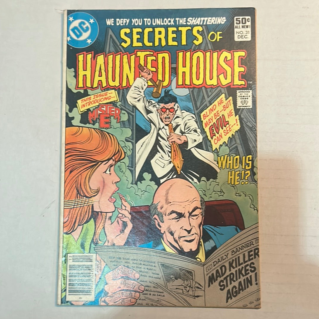 Secrets of Haunted House By DC Comics "Mister E" No. 31 Comic Book