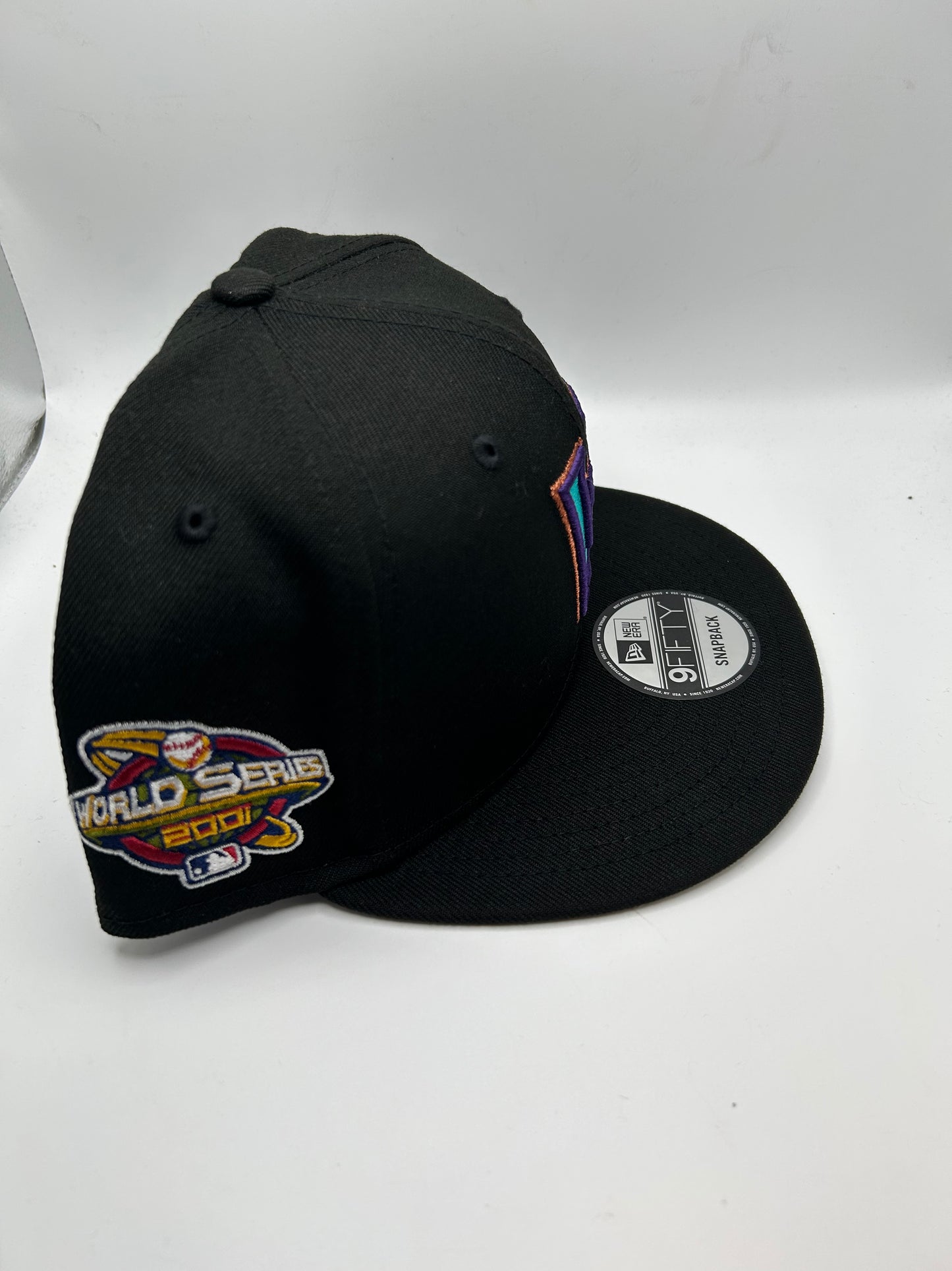 Arizona Dimondbacks MLB New Era 9Fifty World Series 2001 Black Snapbacks