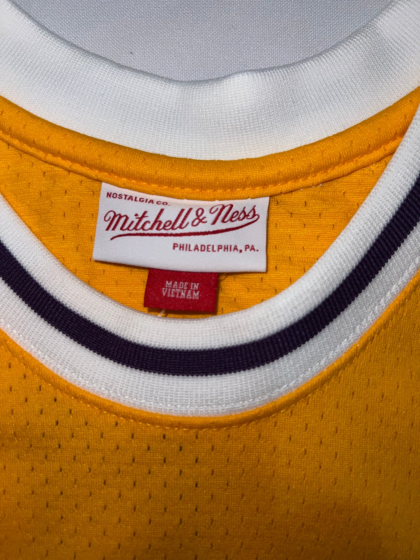 Los Angeles Lakers NBA Mitchell & Ness 1996-97 Hardwood Classics Kobe Bryant Authentic Home Jersey