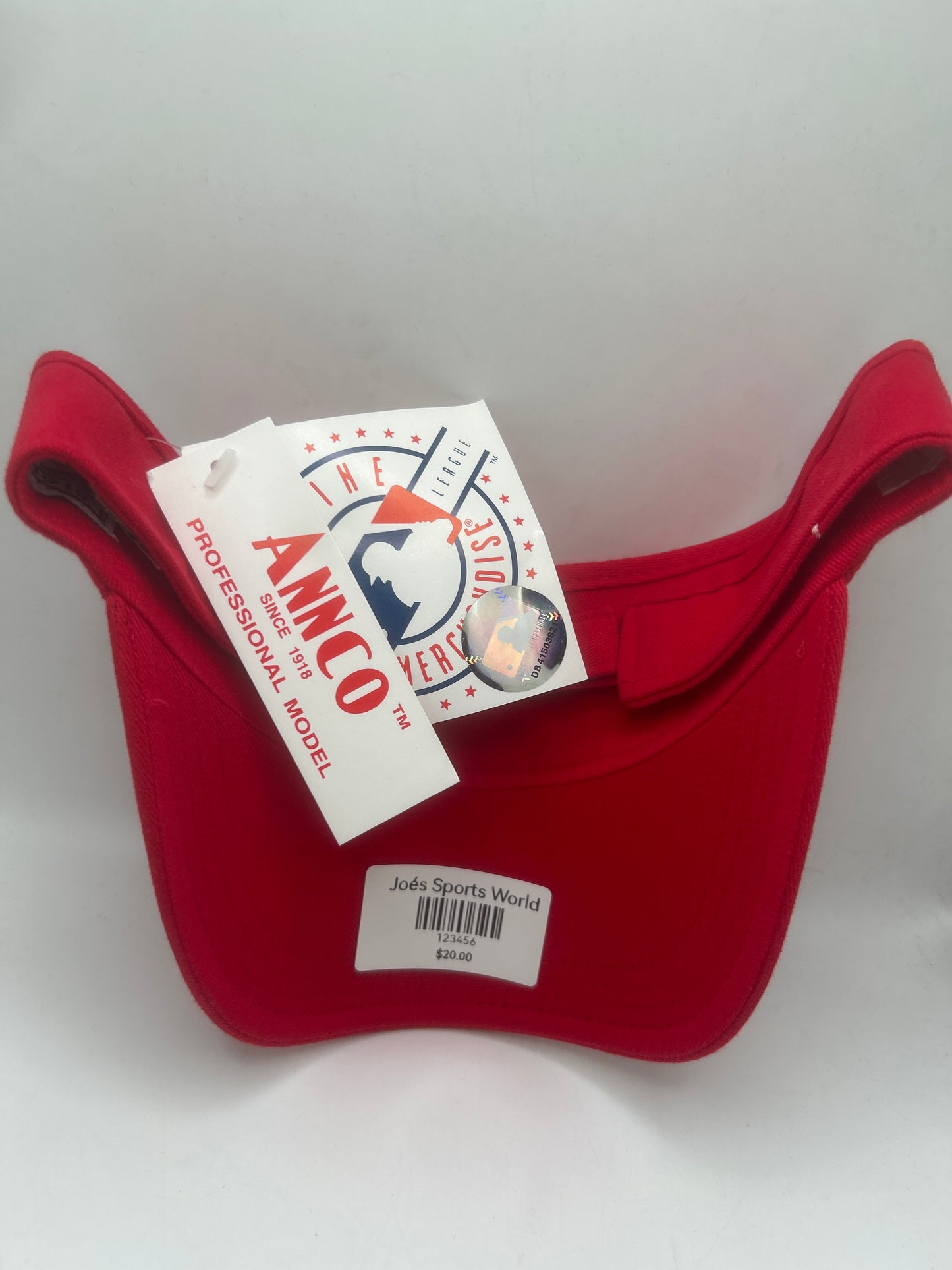 Los Angeles Dodgers MLB Annco Red/White Visor Hat