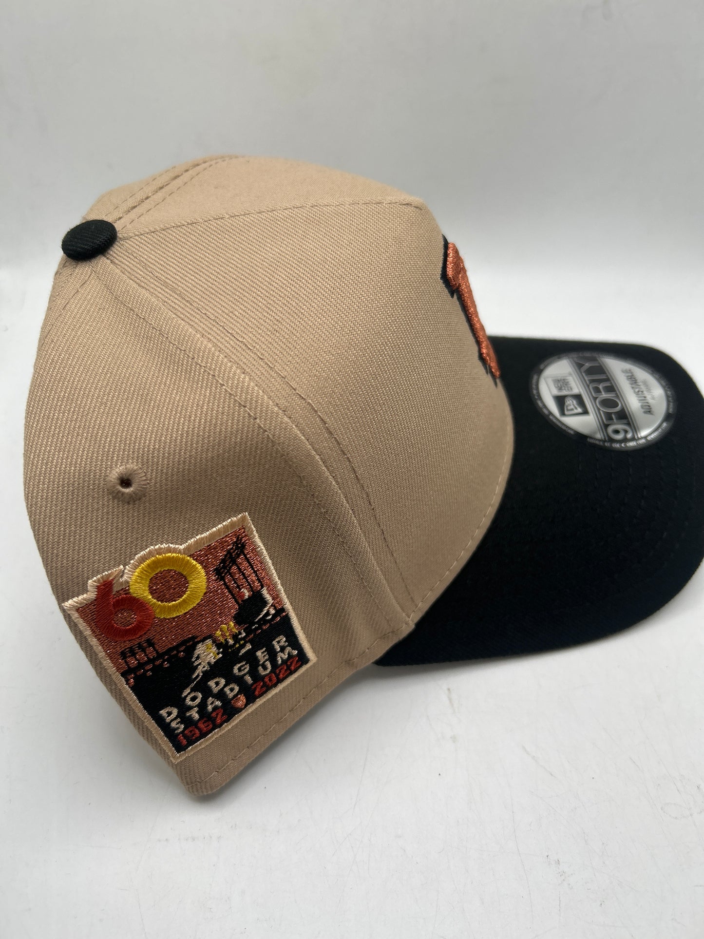 Los Angeles Dodgers MLB New Era 9Forty Dodgers Stadium 60 Years  1962-2022 Side Patch A-Frame Adjustable Hat