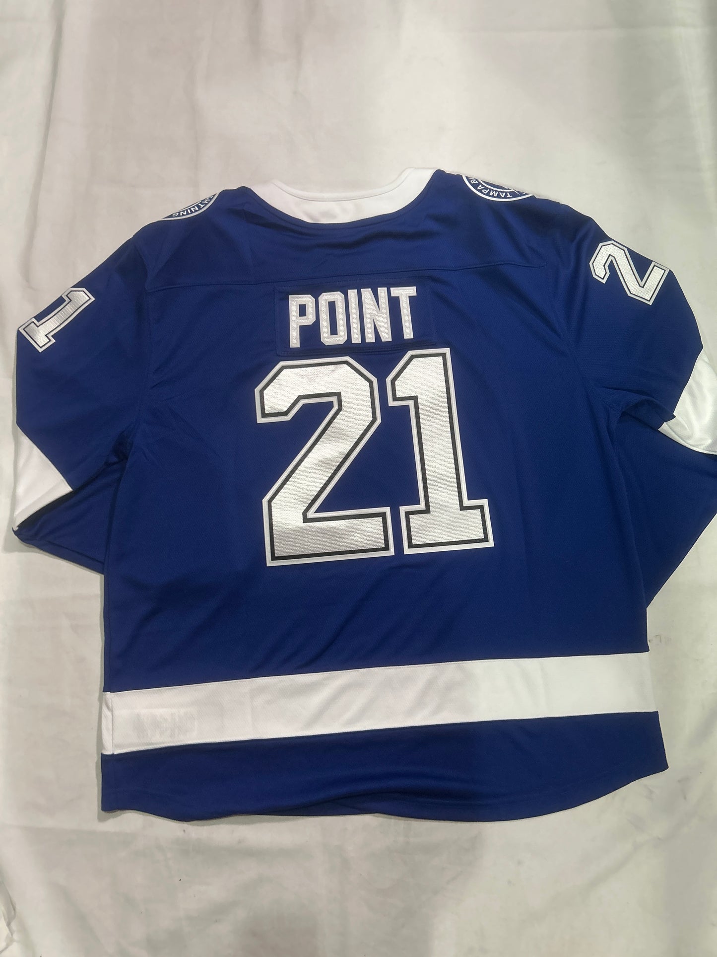 Tampa Bay Lightning NHL #21 Brayden Point Home Breakaway Player Jersey