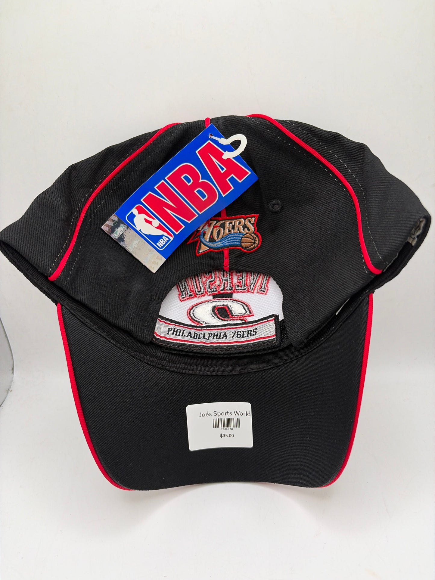 Philadelphia 76Ers NBA  #3 Allen Iverson Vintage Adjustable Hat