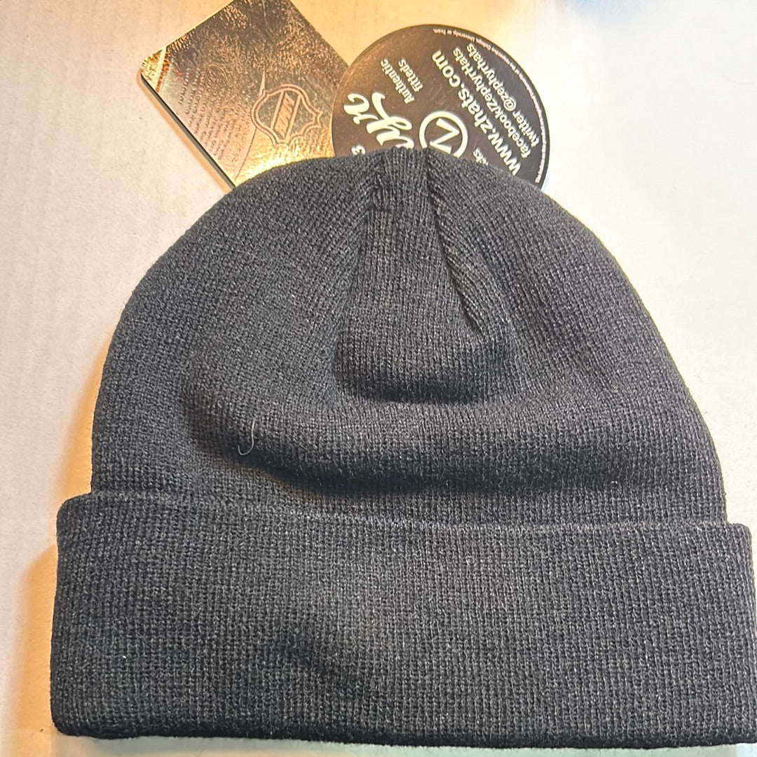 Vintage Vancouver Canucks NHL Zephyr Grafx Knit Cuffed Beanie - Black