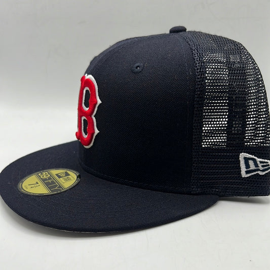 Boston Red Sox MLB New Era 59Fifty Classic Trucker Fitted Hat