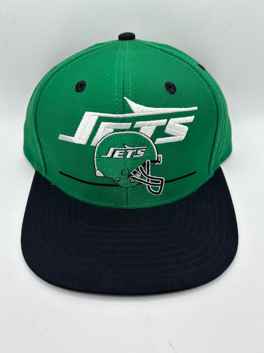 New York Jets NFL Rebook Retro Collection Green and Black 2 SnapBack