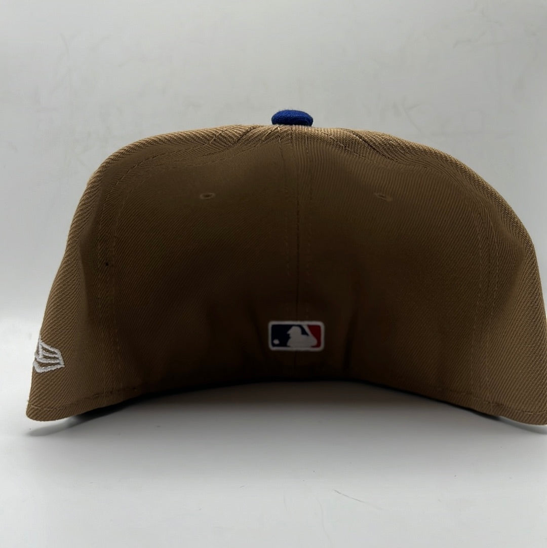 Los Angeles Dodgers MLB New Era 59Fifty Genuine Merchandise Sugar Skull khaki/Royal Blue Fitted Hat