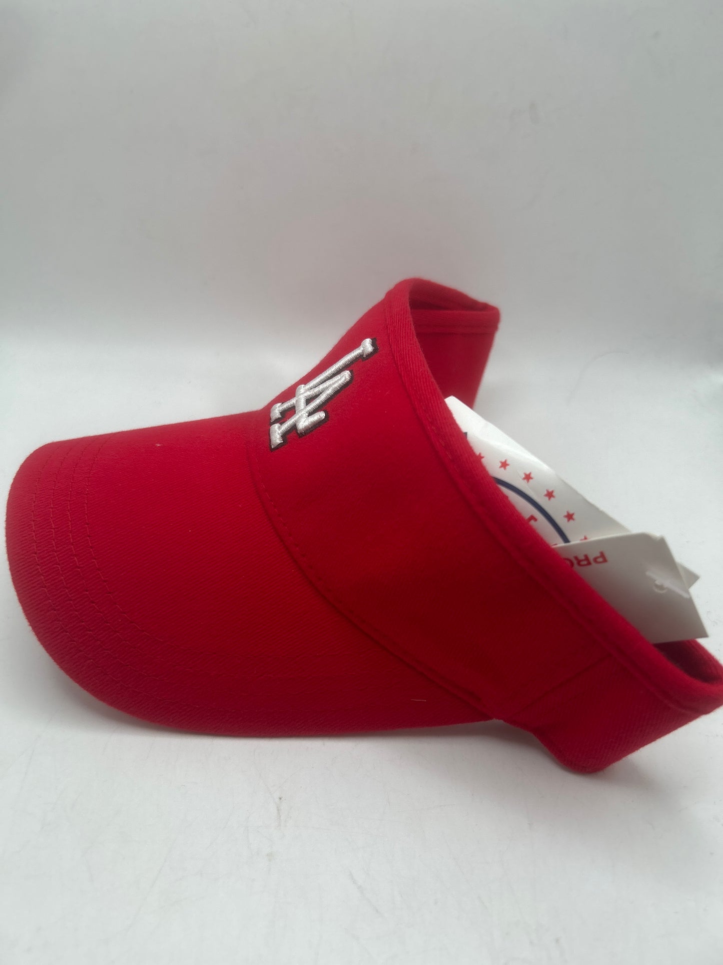 Los Angeles Dodgers MLB Annco Red/White Visor Hat