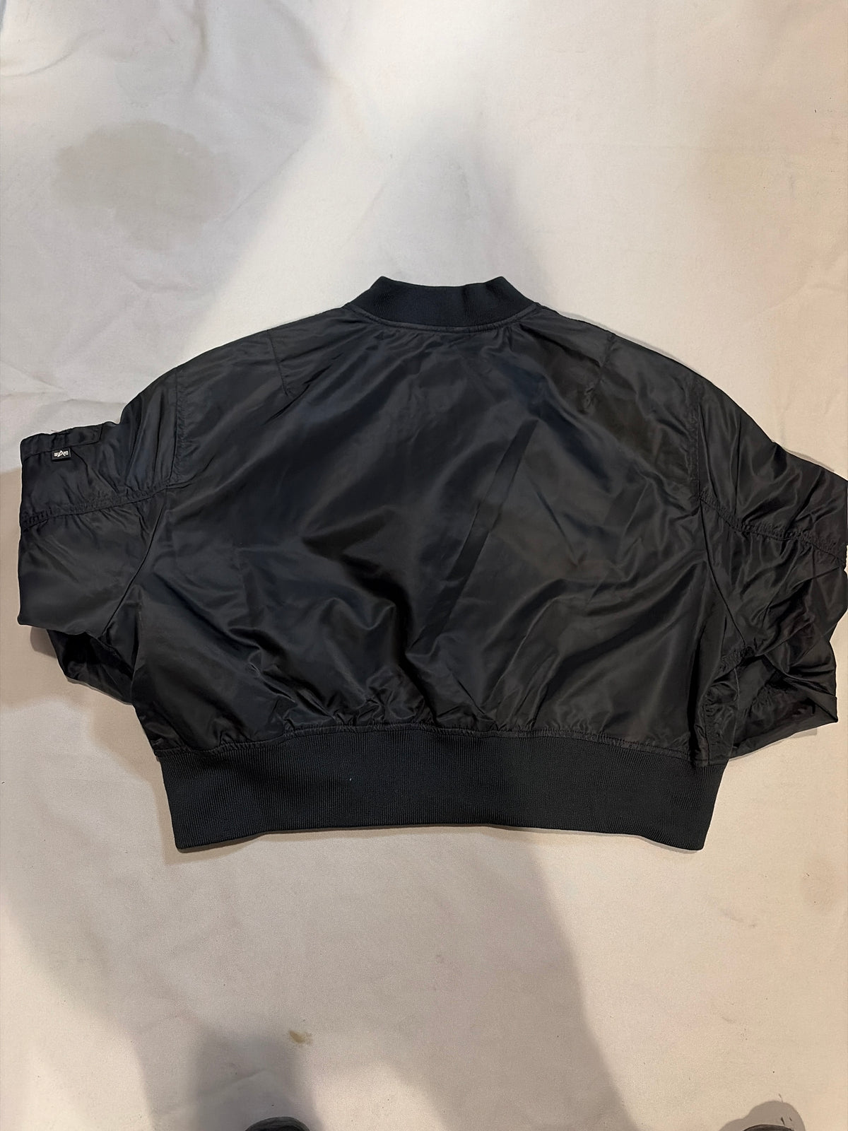 Las Vegas Raiders NFL New Era Women Cropper Bomber Jacket