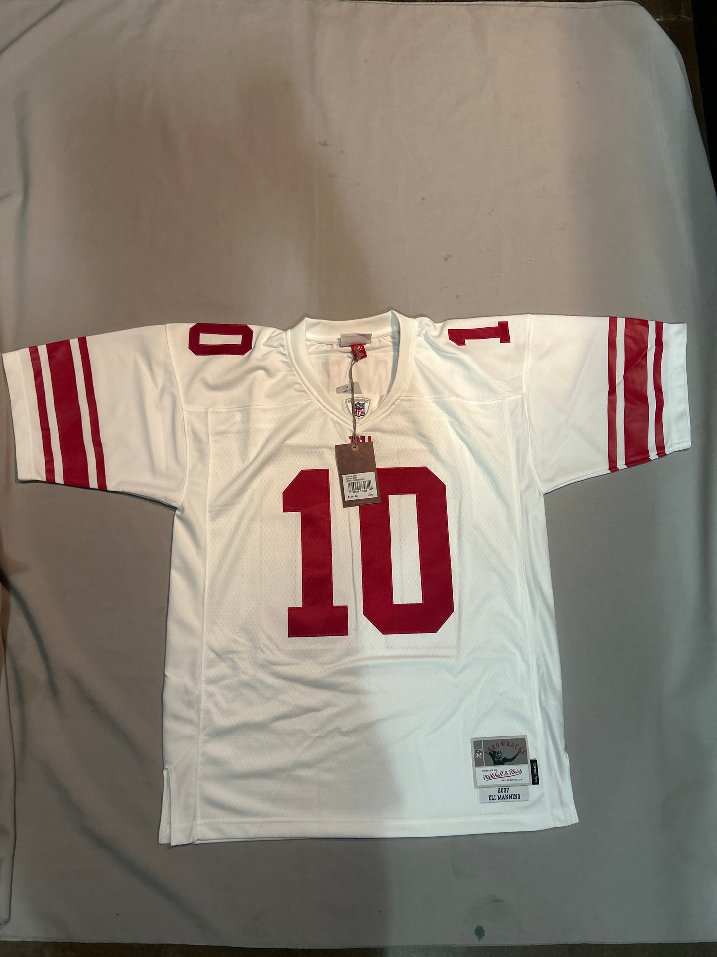 New York Giants NFL Mitchell & Ness Throwback #10 Eli Manning 2007 Legacy Men’s Jersey