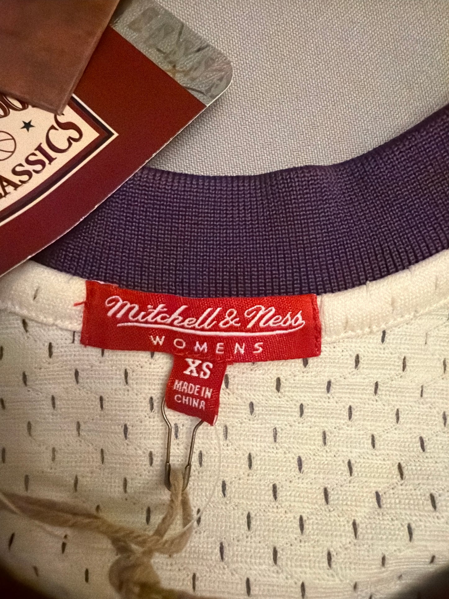 Los Angeles Lakers NBA Mitchell & Ness Hardwood Classics #32 Magic Johnson HWC Swingman Women Jersey