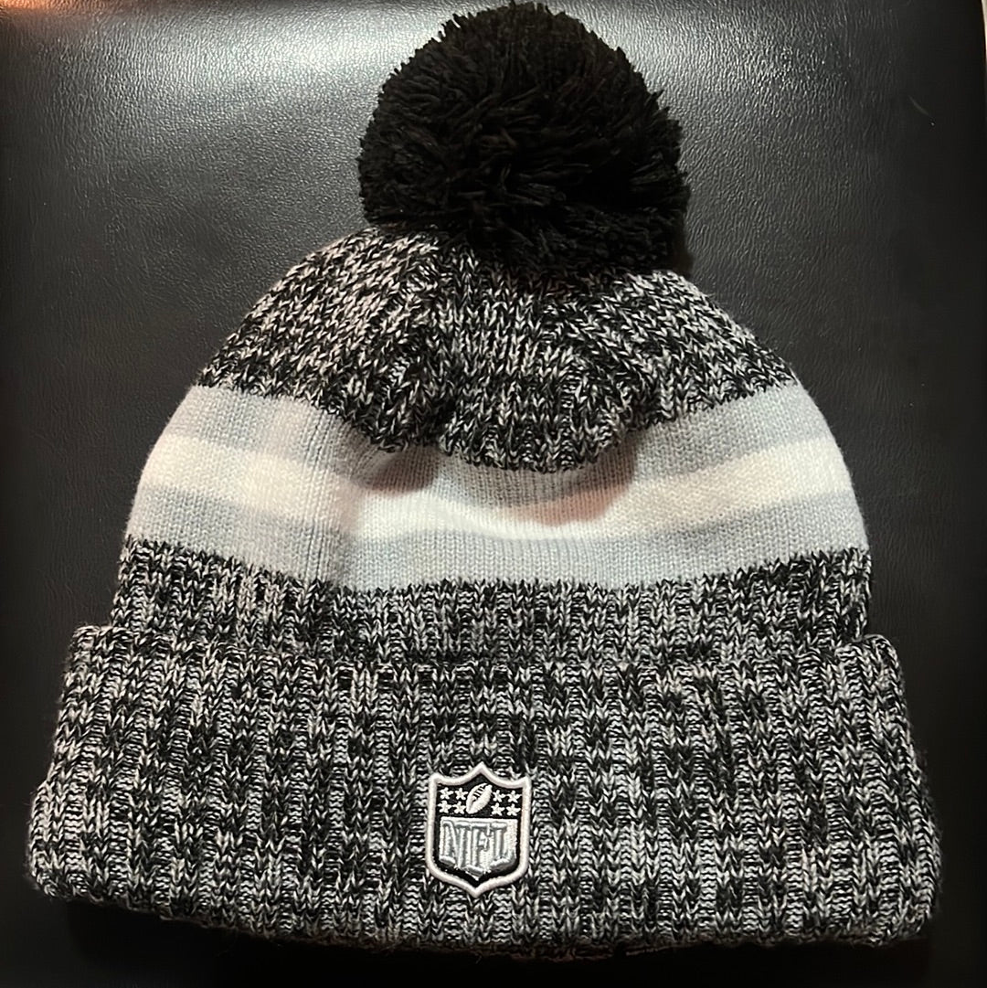 Las Vegas Raiders NFL New Era Knit Pom Beanie