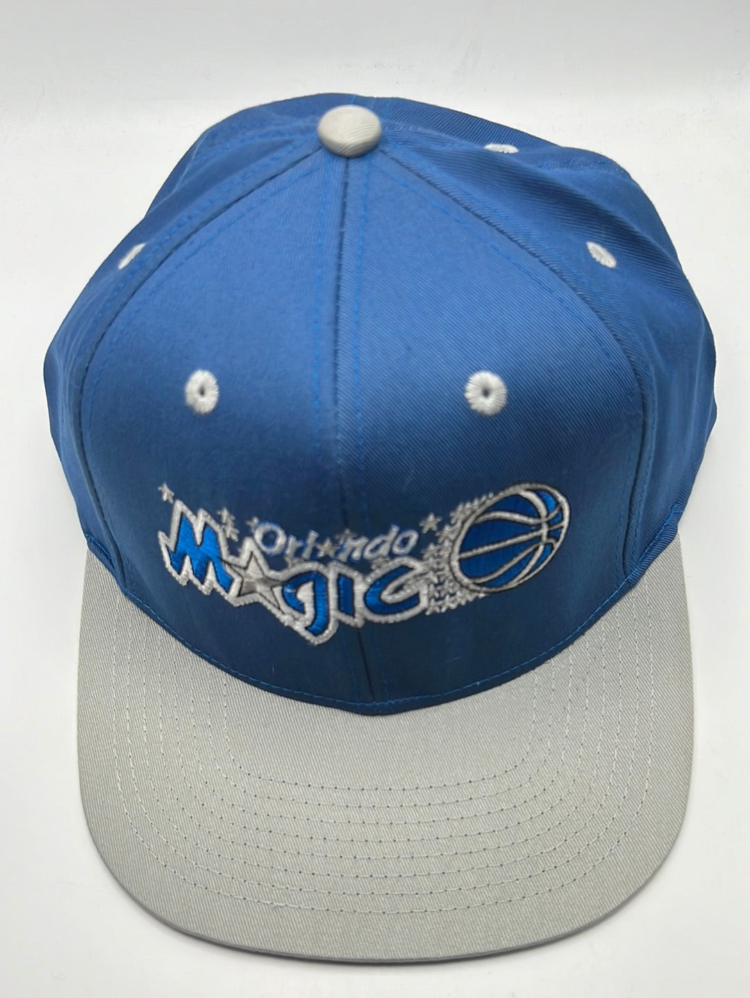 Vintage Orlando Magic NBA Adidas Hardwood Classics Retro Magic Blue/Silver Snapback Hat