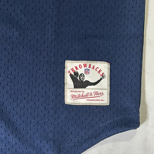 Dallas Cowboys NFL Mitchell & Ness Nostalgia Co Throwback Cotton Fashion Front Button Up Men Jersey