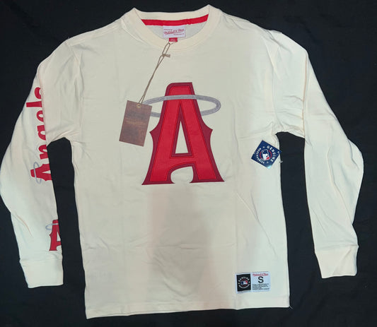 Los Angeles Angels MLB Mitchell & Ness Genuine Merchandise City Connect Premium LS Tee