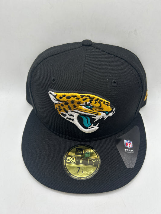 Jacksonville Jaguars NFL New Era 59fifty Classic Black/Gold Fitted Hat