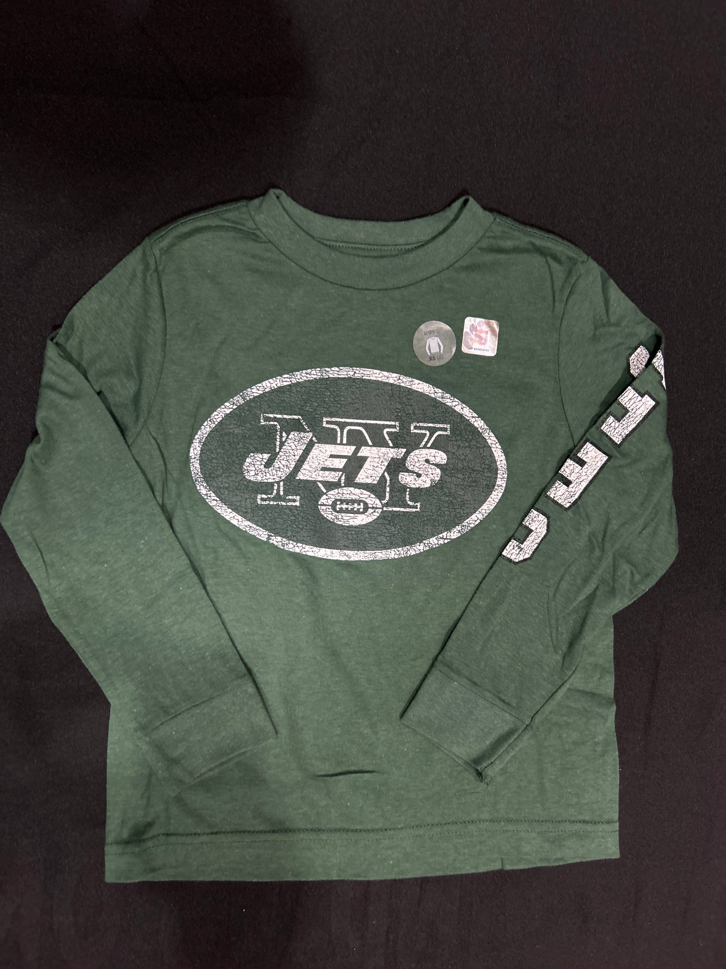 New York Jets NFL Team Apparel Long Sleve Youth T-shirt