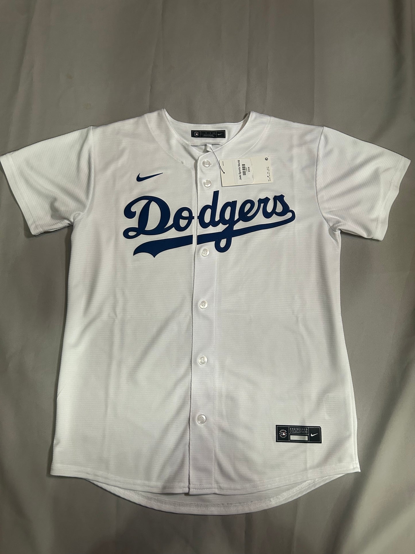 Los Angeles Dodgers MLB Genuine Merchandise Nike Youth Jersey - White