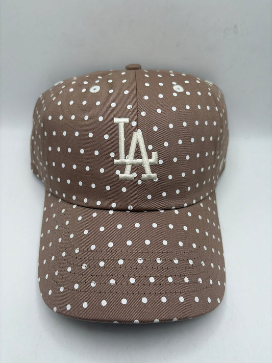 Los Angeles Dodgers MLB 47Clean Up Genuine Merchandise Polka Dot Women Adjustable Hat